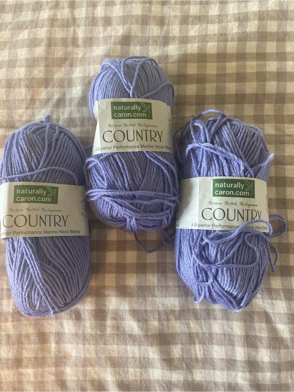 Country merino wool blend yarn